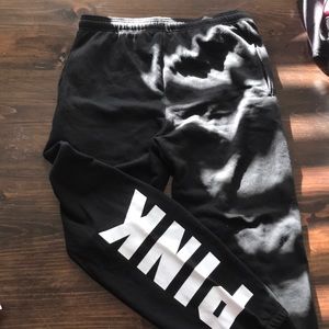 Pink jogger sweat pants M